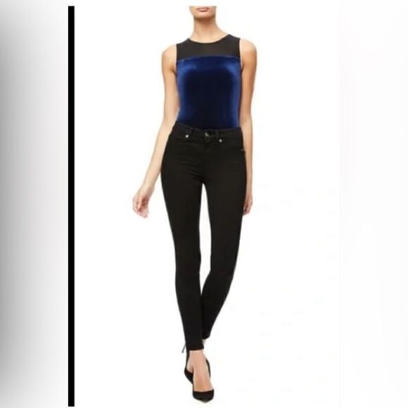 Good American The Mixed Velvet Bodysuit size 3. NWT - Picture 2 of 3